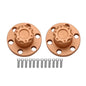 1/10 RC Crawler Metal Wheel Center Dust Caps 6-Hole for 1.9" & 2.2" Wheels - EXPROTAS