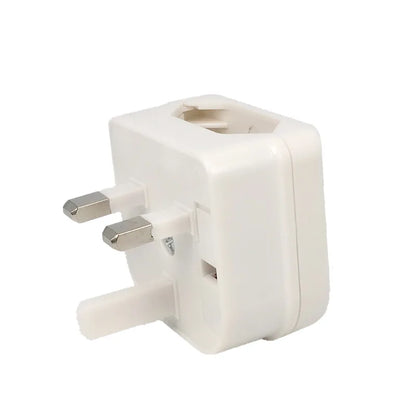European Euro Eu 2 Pin To Uk 3 Pin Power Socket Travel Plug Adapter Converter Power Adapter Charger Power Socket Outlet