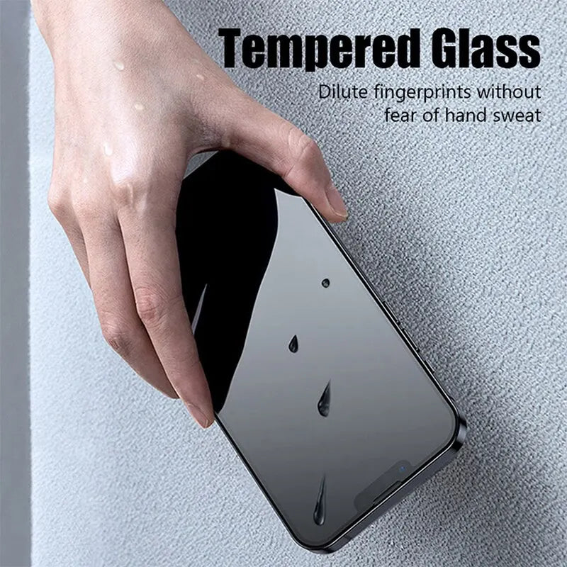 4PCS Privacy Screen Protector for iPhone 14 16 15 13 12 Anti-Spy Glass