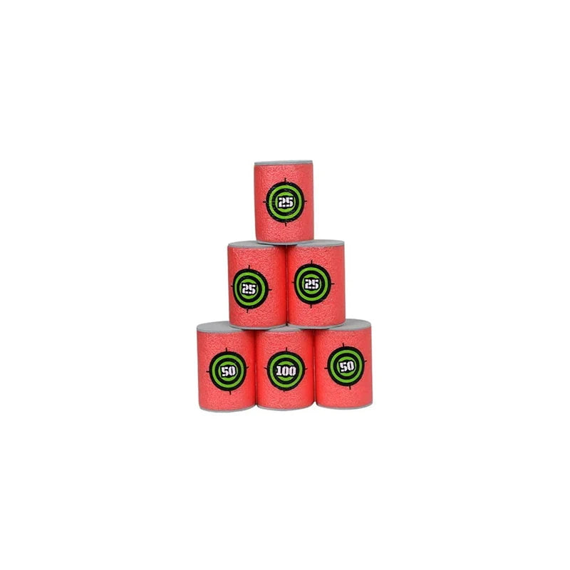 6-30pcs EVA Soft Bullet Targets for Nerf Guns Blasters Foam Dart Toy