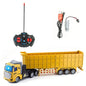Heavy-Duty RC Truck Toy Car with Remote Control Semi-Trailer Construction Electric Vehicle Ideal Gift for Boys