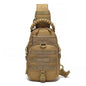 Tactical Chest Bag Sling Backpack Outdoor Travel Military Mens Molle Bags