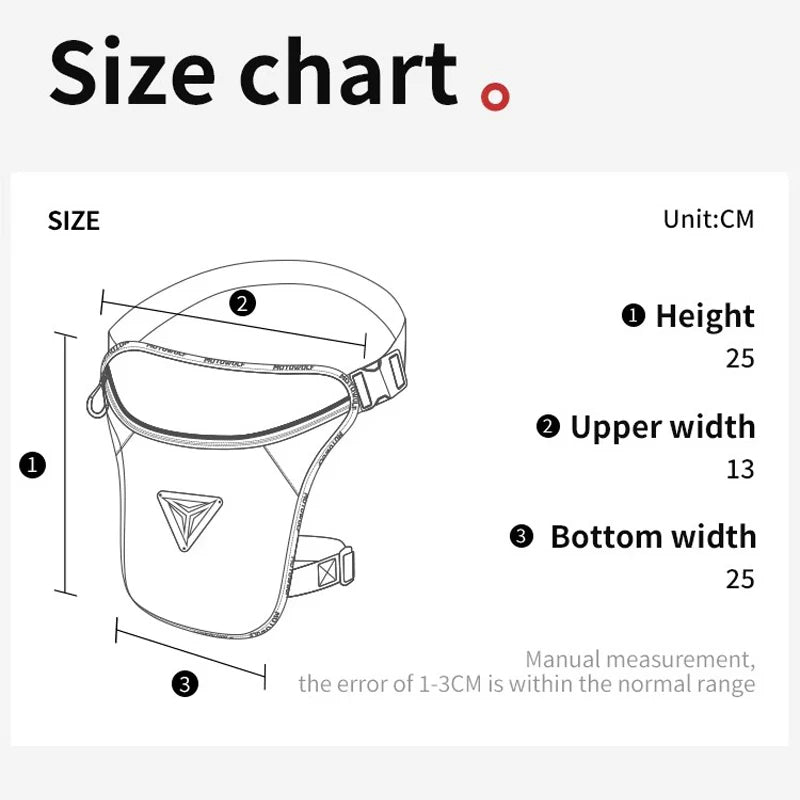 Motorcycle Waist Leg Bag Waterproof Thigh Drop Hip Bum Tactical Bags