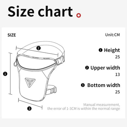 Motorcycle Waist Leg Bag Waterproof Thigh Drop Hip Bum Tactical Bags