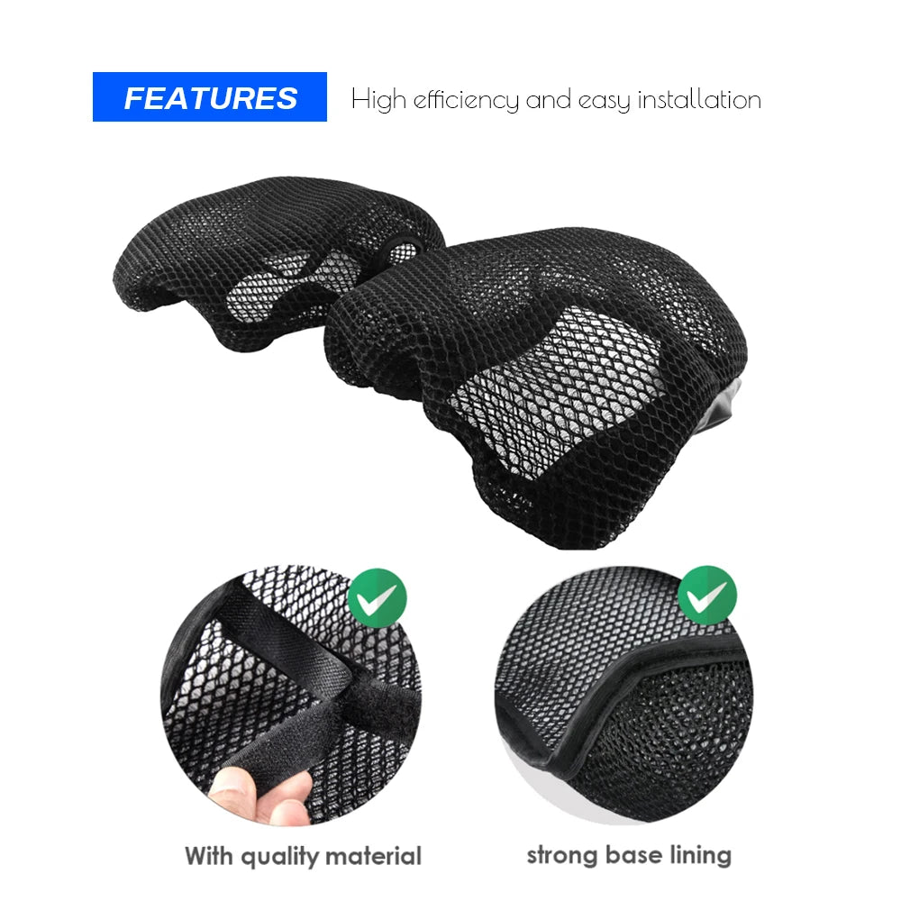 Protective Nylon Saddle Seat Cover Cushion for Honda CBF600 S N CBF1000