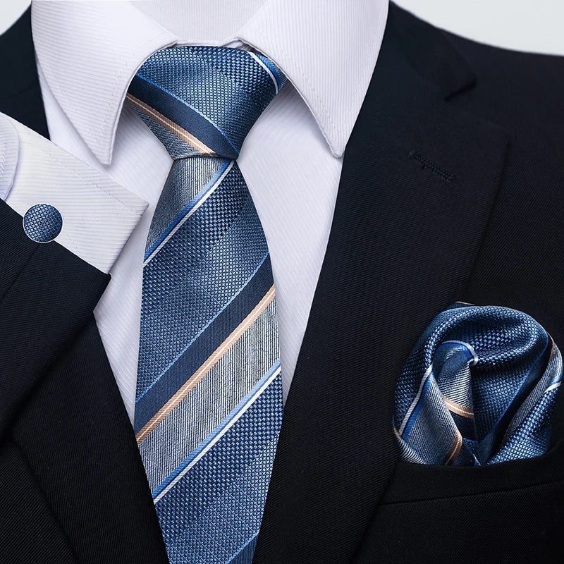 EXPROTAS Tie Pocket Square 8cm Wedding Formal Men’s Accessories
