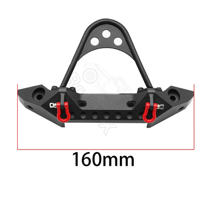 Spare Tire Metal Rear Bumper for Axial SCX10 Upgrade Holder Rack 1.9"