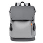 Waterproof PU Leather Laptop Backpack Business Large Capacity USB Charging - EXPROTAS