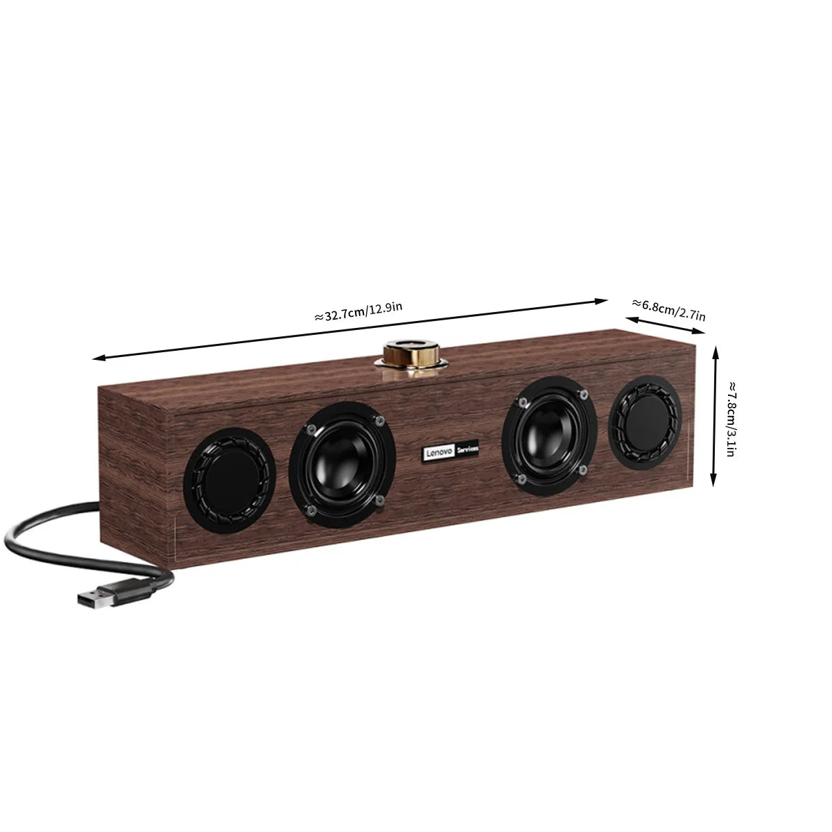 EXPROTAS C02 Bluetooth Speaker Wired Dual-Mode Retro Speaker for TV & Mobile