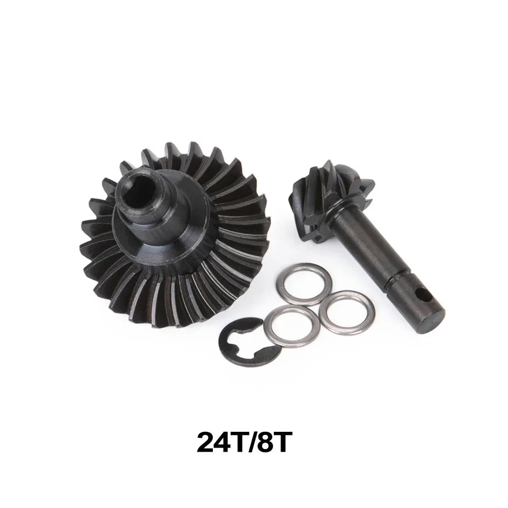 CNC Aluminium Front Rear Axle Bevel Gear SOA Mount 1/10 RC Crawler SCX10 II