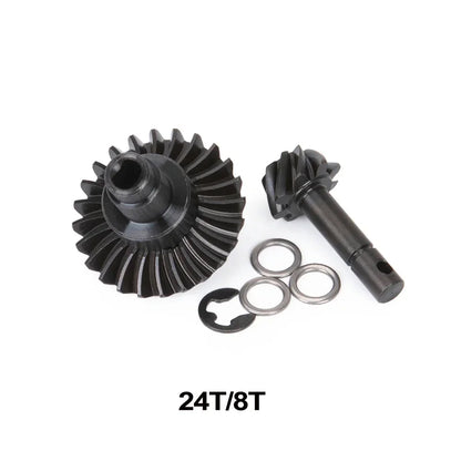 CNC Aluminium Front Rear Axle Bevel Gear SOA Mount 1/10 RC Crawler SCX10 II