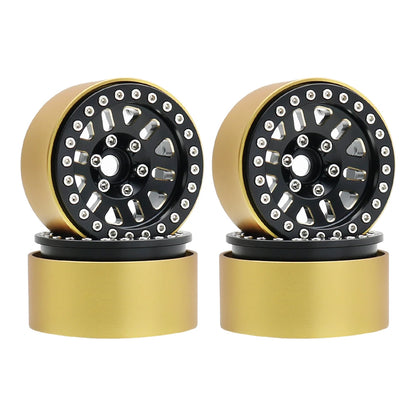 240g Brass 1.9" Beadlock Wheel Rim for 1/10 RC Crawler TRX4 TRX6 Axial SCX10 III - EXPROTAS