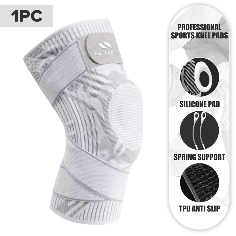 1PC Knee Strap Adjustable Compression Support Brace for Sports Gym