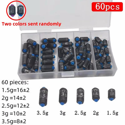 30Pcs Table Fishing Lead Leather Accessories for Fishing Gear