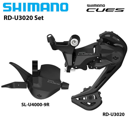 Shimano CUES U4000 9-Speed Shifter SL-U4000-9R + Rear Derailleur RD-U4000 Options
