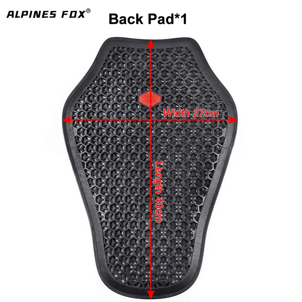 Universal Motorbike Chest Pads CE Approved Soft Motorcycle Jacket Insert Armor Shoulder Elbow Back Protector Pad