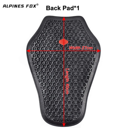 Universal Motorbike Chest Pads CE Approved Soft Motorcycle Jacket Insert Armor Shoulder Elbow Back Protector Pad