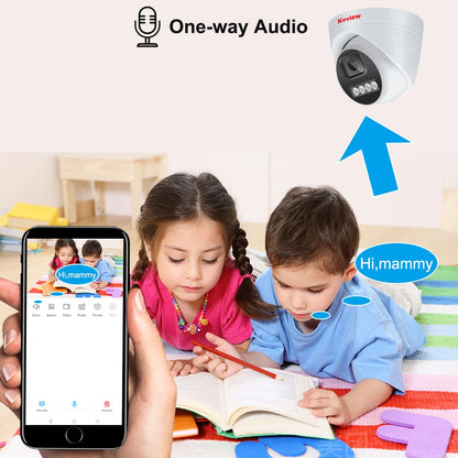 4K 8MP POE IP Camera Audio H.265 POE/NOT POE Onvif Wide Angle 2.8mm AI Color Night Vision Home CCTV Video Surveillance Security-EXPROTAS