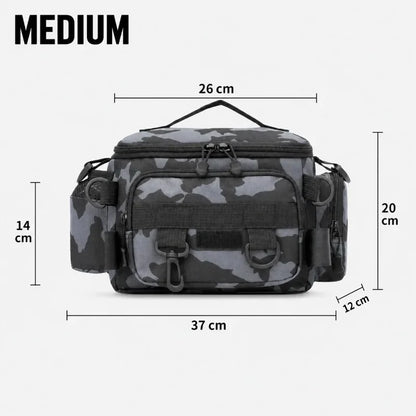 Fishing Tackle Bag Waterproof Shoulder Rod Storage Gear Outdoor 40cm