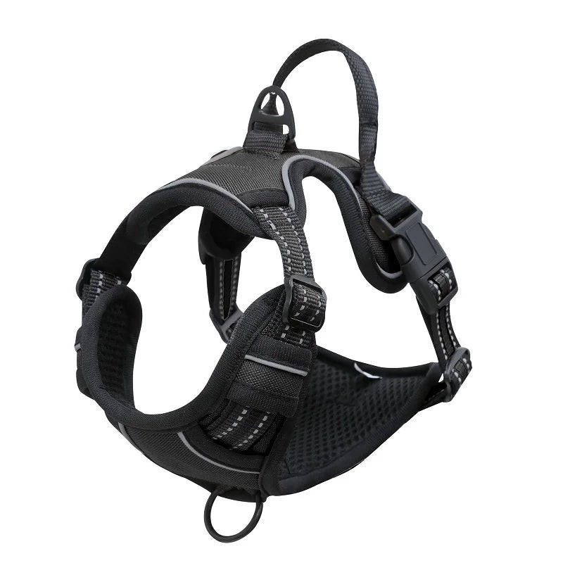 No Pull Dog Harness Adjustable Reflective Padded Handle for Large Dogs