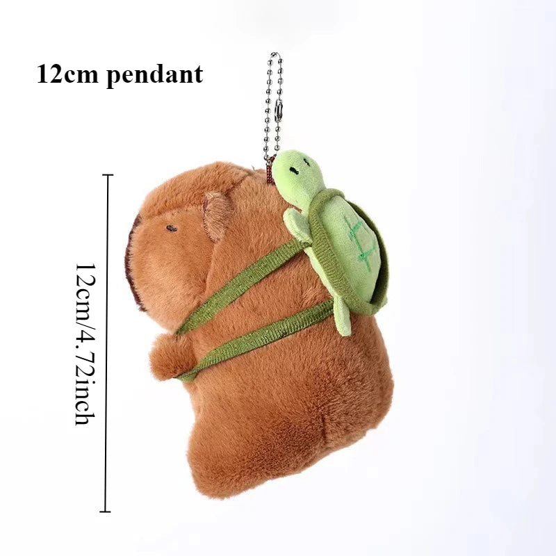Kawaii Capybara Plush Shoulder Bag Mini Backpack Doll Kids Gift