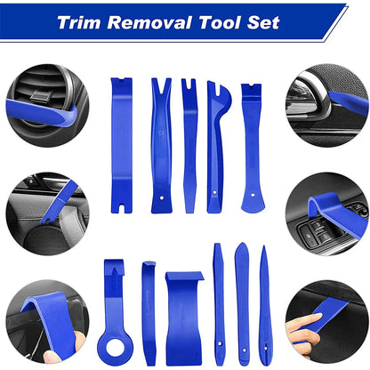 5Pcs Car Trim Clip Removal Panel Fastener Pry Tools Set for Auto Dash