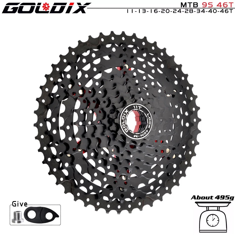 GOLDIX MTB Cassette | 8–12 Speed 40T–52T Freewheel Sprocket for Shimano/SRAM
