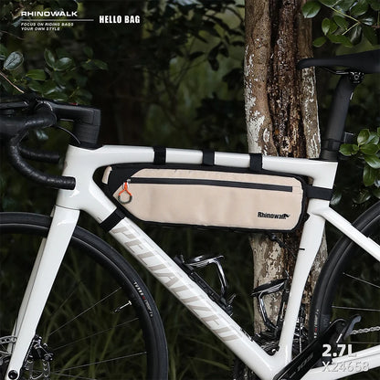Rhinowalk Bike Frame Triangle Bag Splash-Proof 2.1-2.7L Double Sided Under Tube Bag