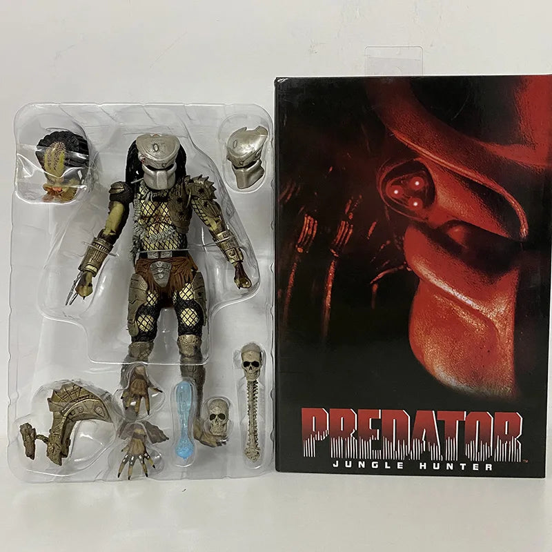 NECA Shaman Predator Ultimate Armored Lost Warrior Jungle Hunter Thermal Vision Fugitive Predator Action Figure Model Toys Gifts-EXPROTAS