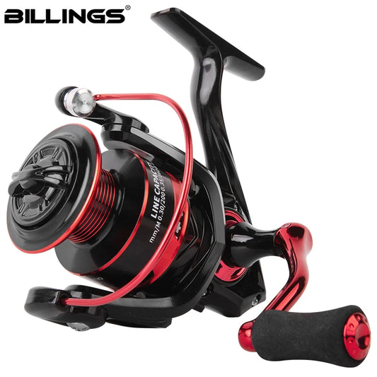 BILLINGS 1000-7000 Series Spinning Fishing Reel, 12KG Drag, Metal Spool