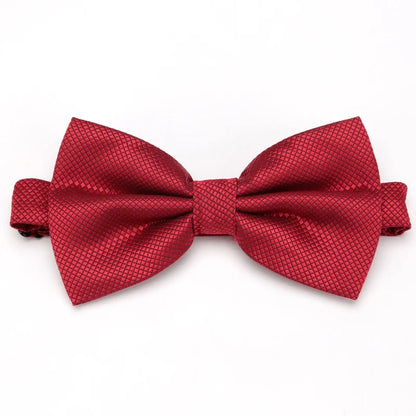 Bow Tie Solid Color Adjustable Wedding Party Ties for Men Women
