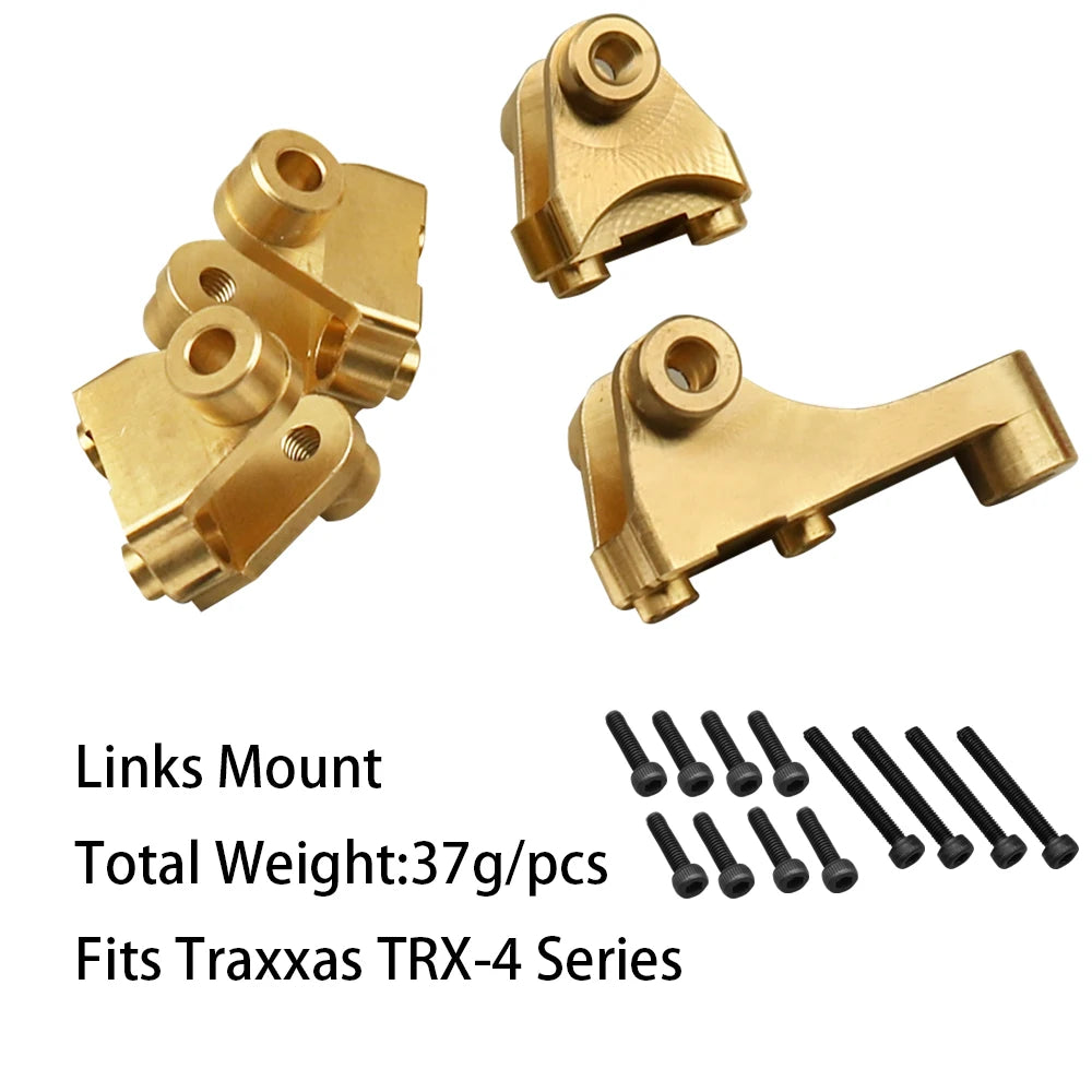 Brass Axle Mount Portal Drive Housing for 1/10 RC Traxxas Crawler TRX4 TRX6