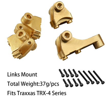 Brass Axle Mount Portal Drive Housing for 1/10 RC Traxxas Crawler TRX4 TRX6