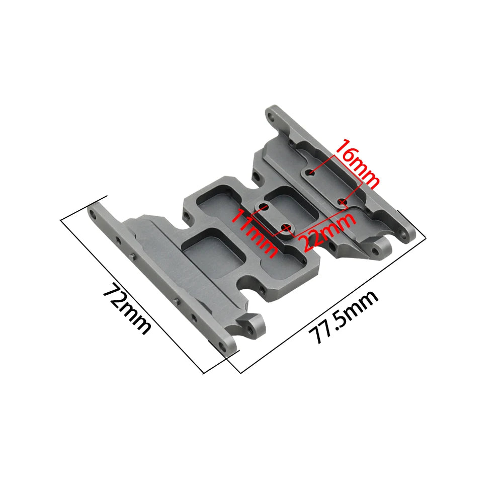 BDXRC Metal Transmission Gearbox Mount for Axial SCX10 II 1/10 - EXPROTAS