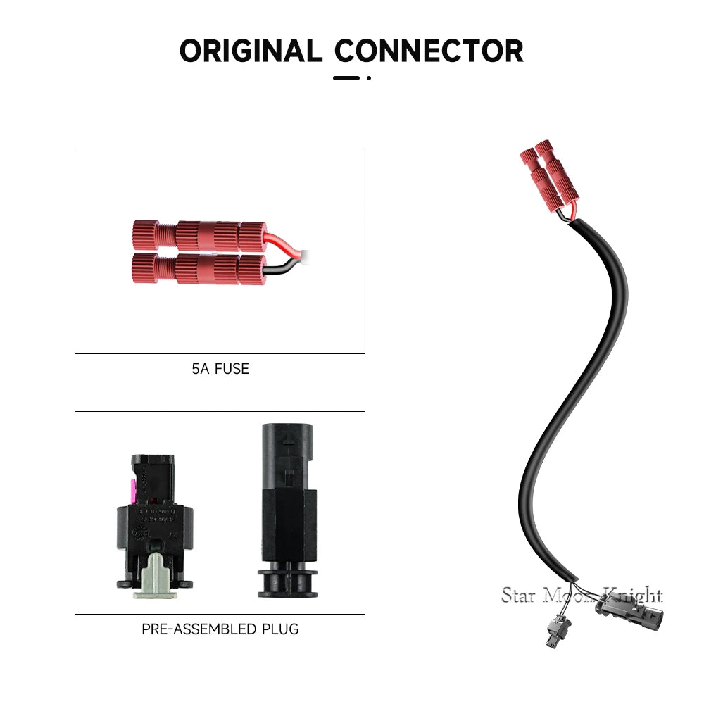 Quick Connect Navigation Cable Set for BMW R1250GS R1200GS F750GS F850GS