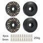 Brass 12mm Hex Wheel Weights Brake Disc Adapters for 1.9 2.2 RC Crawler
