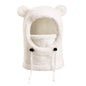 Warm Winter Hats for Kids 3-14 Years with Plush Scarf Boys Girls