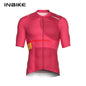 Quick Dry Cycling Jersey INBIKE Mens Short Sleeve Summer Full Zip 3 Pockets