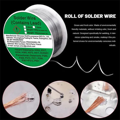 Easy Melt Solder 20g 50g 100g Low Temp Welding Rods Silver Wire Universal