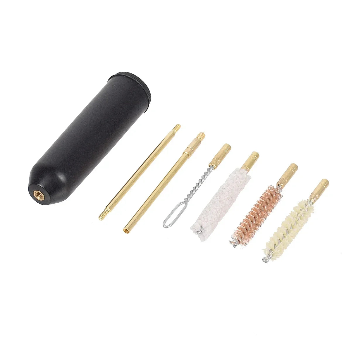 16Pcs Rod For .22/9mm/.40/357 Universal Brass Gun Cleaning Kit