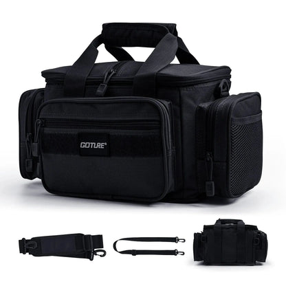 Fishing Tackle Bag Large Capacity Backpack 600D Oxford Waterproof Camping