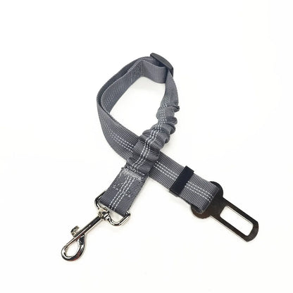 Adjustable Dog Car Seat Belt Harness Travel Safety Elastic Restraint Strap