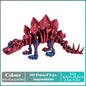 3D Printed Tyrannosaurus Rex Dinosaur Model Jointed Movable Realistic Decor