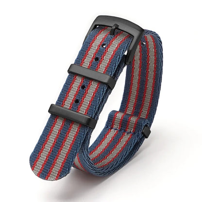 Nylon Watch Strap 24mm for Omega Seiko Mens Canvas Sport Band