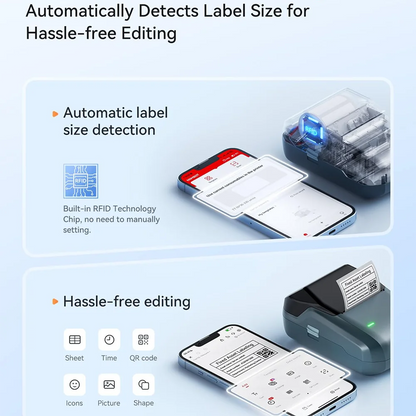 Niimbot B1 Portable Thermal Label Printer Mini Bluetooth Sticker Maker