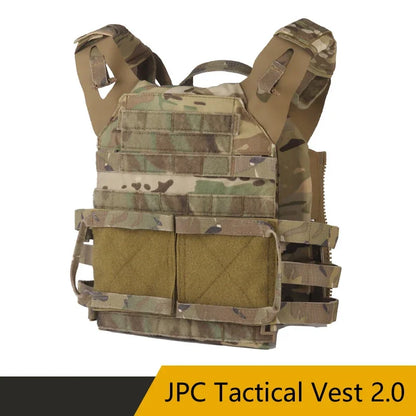 Men JPC2.0 Tactical Vest Breathable Quick Release Nylon Airsoft Hunting Gear