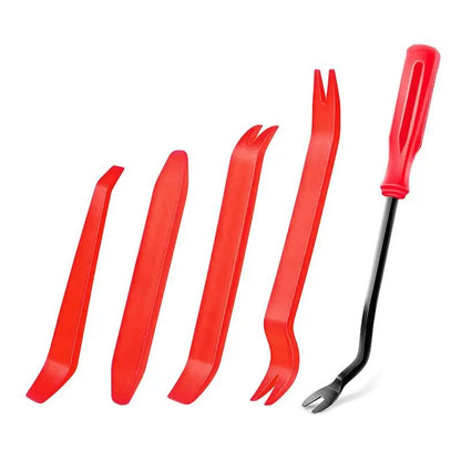 4x Car Door Clip Pry Trim Removal Tool Set Plastic Dash Panel Interior