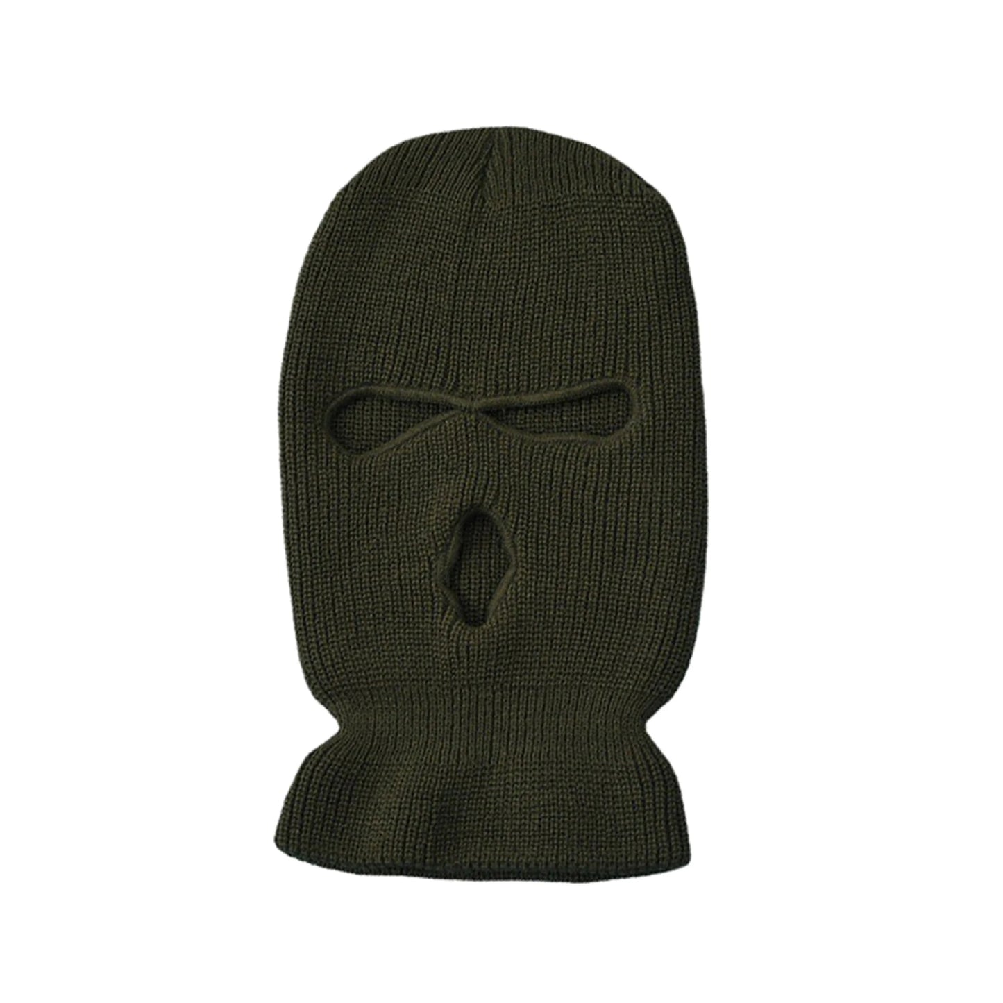 Motorcycle Windproof Full Face Knit Hats Custom SkiMask Men Warm Wool Balaclava embroidery Winter hats Knitted 3 Holes Ski Mask-EXPROTAS