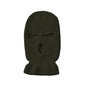 Motorcycle Windproof Full Face Knit Hats Custom SkiMask Men Warm Wool Balaclava embroidery Winter hats Knitted 3 Holes Ski Mask-EXPROTAS