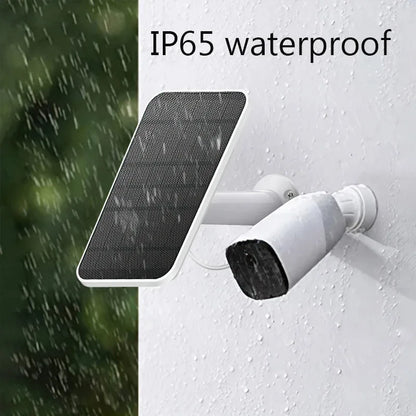10W Solar Panel for Security Camera Type-C Outdoor Charger 5V